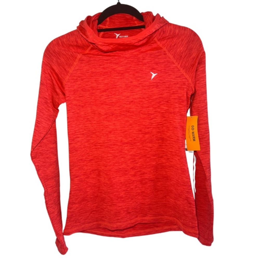 Old Navy Women's Active Go Dry Semi-Fitted Funnel Neck Workout Top, size XS